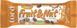 Батончик Fruit& Nut.VEGAN 45 гр Арахис, лён, изюм, курага